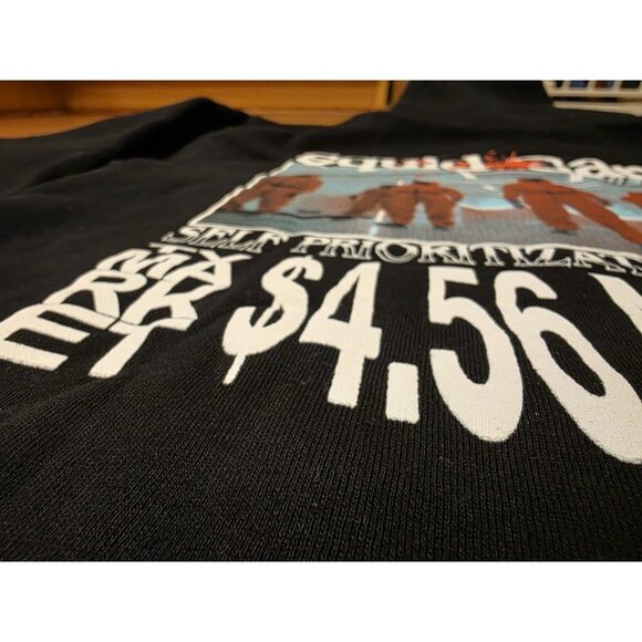 Squid Game Zip-up Hoodie Mens Size M Black Market Netflix Pacsun Heavyweight NWT - Picture 9 of 9